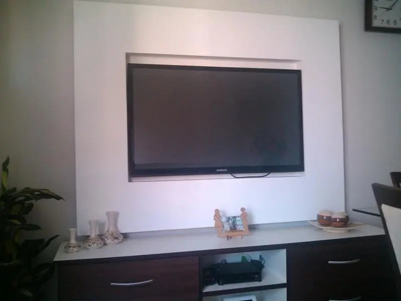 Nicho em drywall com iluminação para decoração