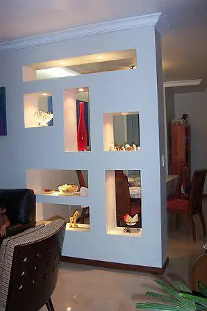 Forro modular em drywall para escritório
