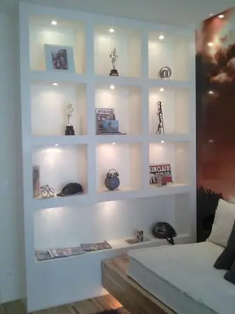Painel decorativo em gesso 3D para parede